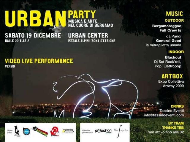 Con Urban Party 2009sabato si conclude Artway