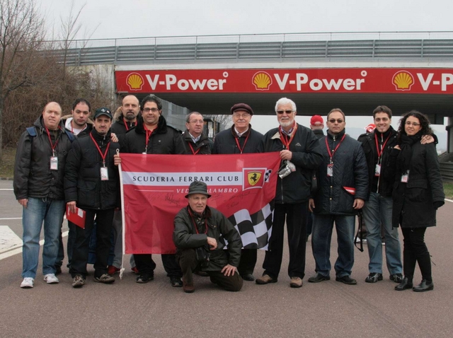 Brianzoli a Fiorano dalla FerrariIncontro con Alonso e Massa