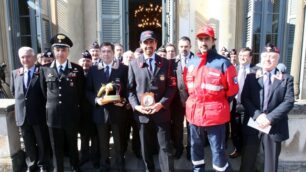 A Valerio Staffelli tessera d’onoredell’Associazione carabinieri