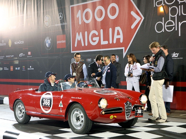 Le Alfa Romeo del Portello
alla Mille Miglia