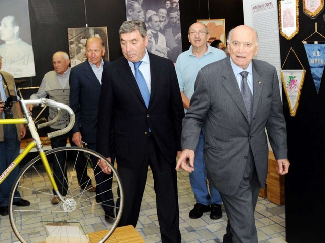 Fiorenzo Magni fa novanta
Anche Merckx alla mostra