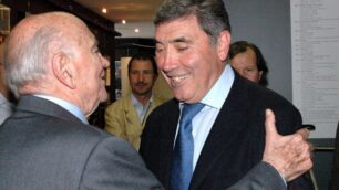 Fiorenzo Magni, il mito fa 90A Lissone gli auguri di Merckx