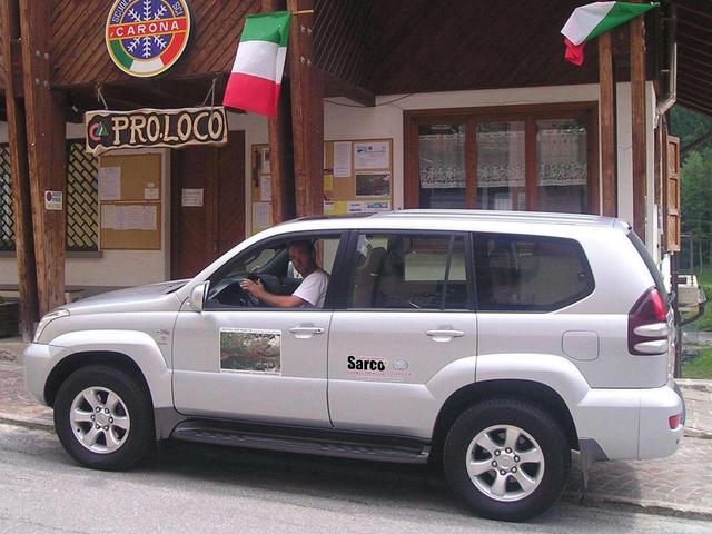 Ecco la jeep navettaper raggiungere i rifugi