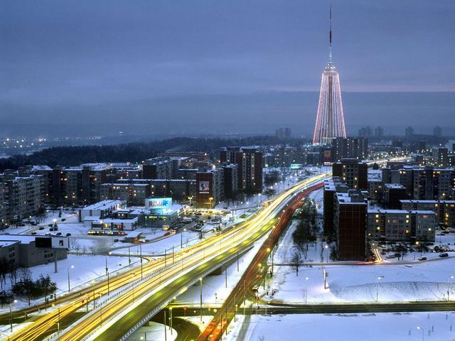 La banca del regaloE’ il Natale di Vilnius