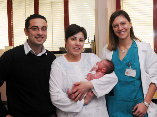 Carate, è azzurro il primo fioccoBoom di nascite all’ospedale