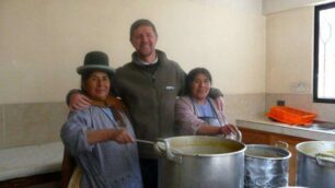 Cena delle padelleper i bimbi boliviani