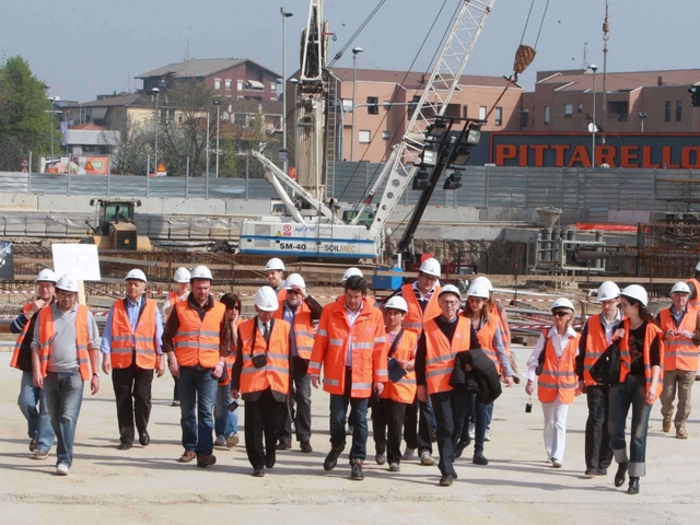 Open day in viale Lombardia:Monza, folla a vedere il cantiere