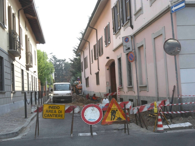 Monza, nuova ondata di cantieriin via Rossini, Don Sturzo e Volta