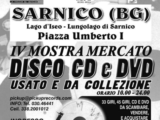 Torna a Sarnico la Mostra mercatodel  disco, cd e dvd da collezione