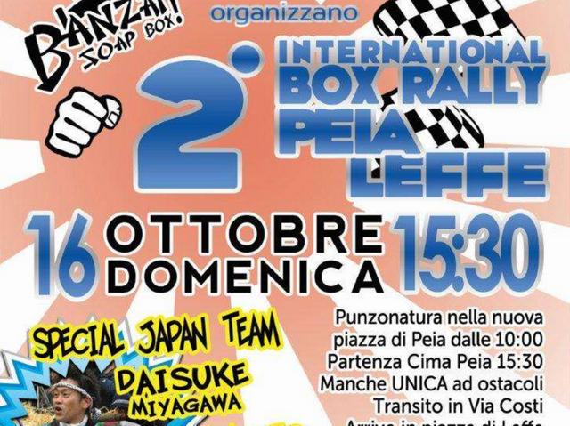 «Banzai» in Val Gandino Box Rally con la TV giapponese