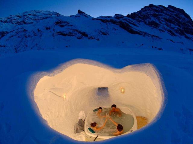 «Villaggio-igloo»Stupore d’Engadina