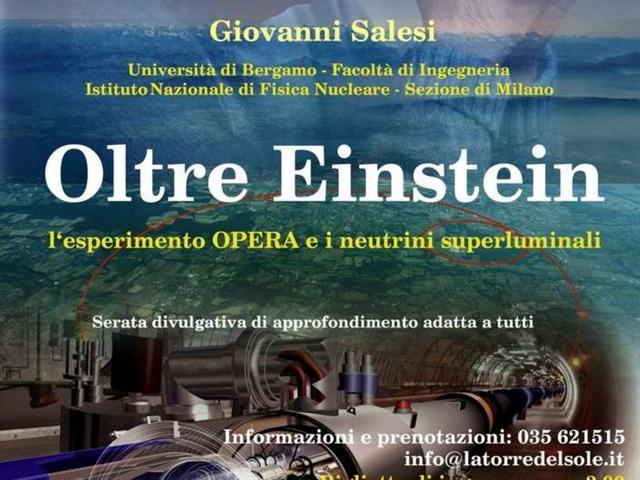 Alla Torre del Solesi parla di Einstein