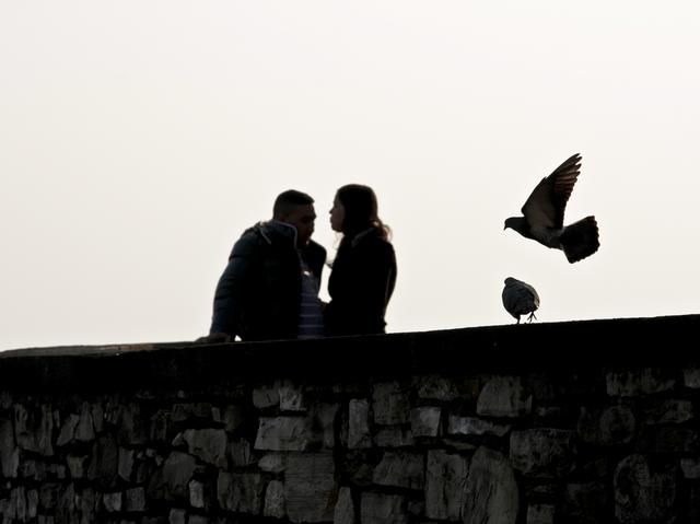 Un San Valentino al bacio in cittàBergamo festeggia gli innamorati