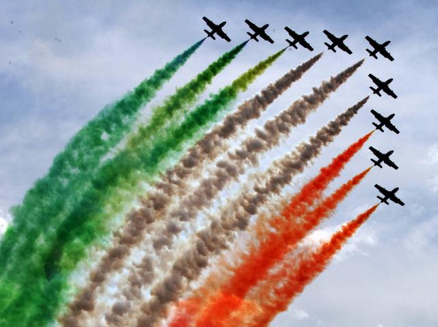 Le Frecce TricoloriShow a Rimini