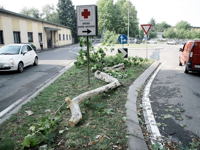 Desio, il temporale fa danniSottopasso allagato, un ferito