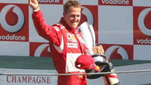 Monza, la delusione dei tifosidopo la resa di Schumacher