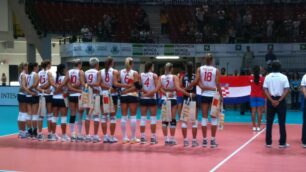 Europei volley, Croazia in festaA Monza Turchia ko in tre set