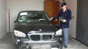 La Bmw coinvolta nell’incidente