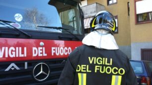 Sul posto i vigili del fuoco