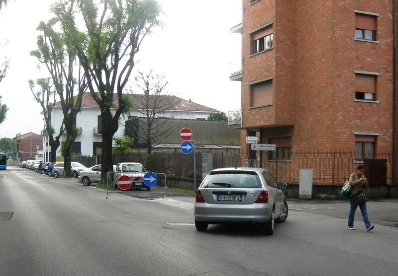 La zona della stazione ferroviaria: cambia la viabilità.