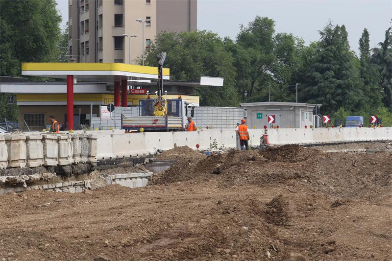 Monza, in attesa dei lavori in viale Lombardia