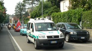 La pattuglia dei vigili di Vedano