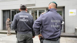 Gli uomini della Guardia di finanza