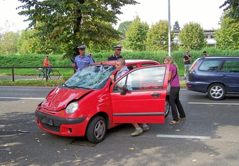 L’auto coinvolta nell’incidente