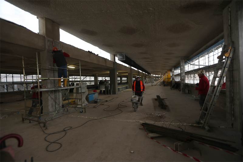 Monza. Il cantiere all’ospedale San Gerardo di Monza (foto Fabrizio Radaelli)