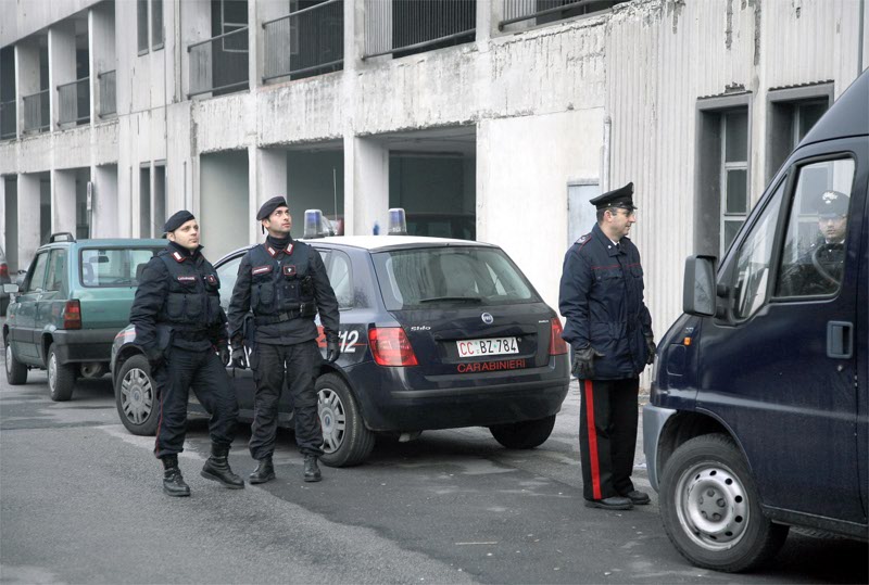 Carabinieri nel quartiere Ls1 di Lissone