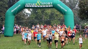 Una manifestazione di podismo  nei pressi della Cascina San Fedele