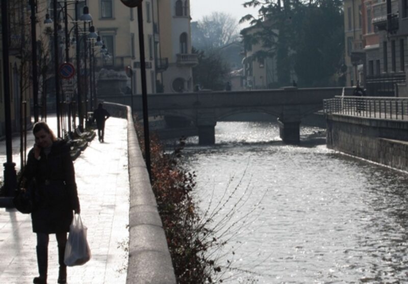 Monza, il Lambro nel tratto cittadino