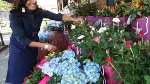 Fiori sui blaconi di Lentate per farla più bella