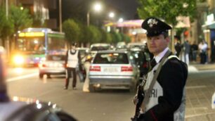 I carabinieriin corso Milano