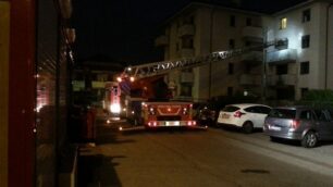 L’incendio nell’appartamento di via Marx a Desio