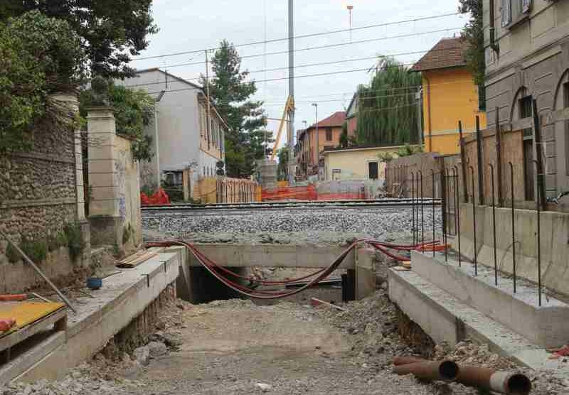 Monza: ultimato lo scavo per il sottopasso ciclopedonale di via Bergamo