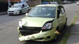 Via Porta,  il luogo dell'incidente.