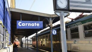 La stazione ferroviaria di Carnate