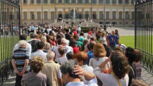 Le code dei giorni scorsi alla Villa reale di Monza