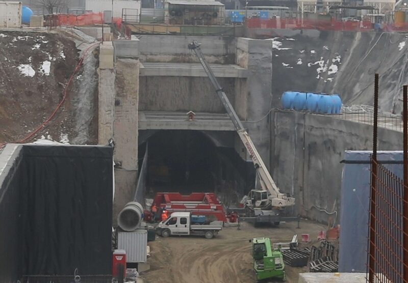 Il cantiere della metropolitana rossa fino a Monza Bettola