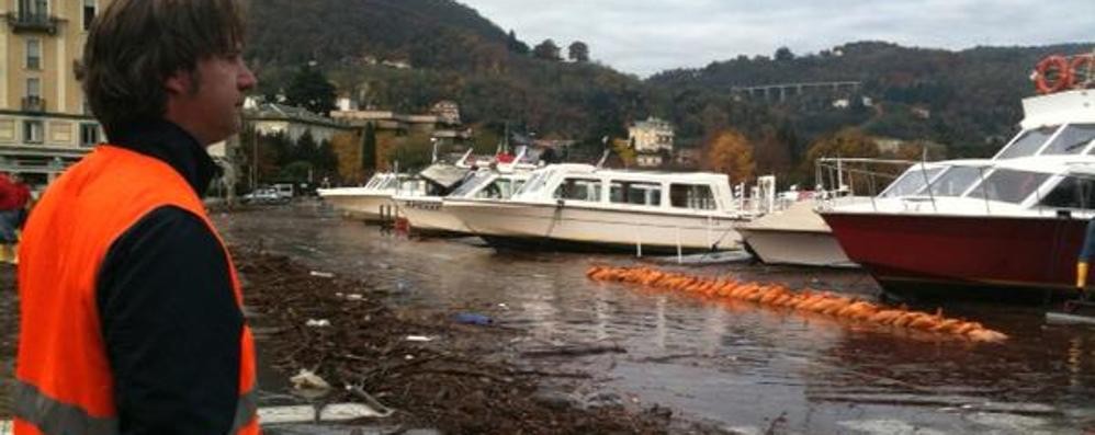 Il lago di Pusiano cresce: in serata il colmo, allerta per il Lambro