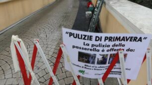 Le Pulizie di primavera a Monza: un intervento della prima edizione, nel 2013