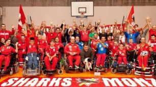 Sharks Monza alle finali nazionali di Wheelchair hockey (foto da facebook)