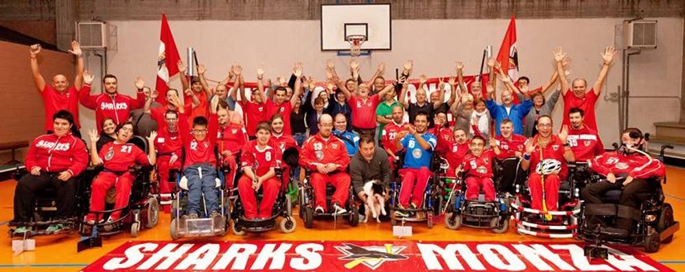 Sharks Monza alle finali nazionali di Wheelchair hockey (foto da facebook)