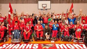 sharks monza wheelchair hockey (foto da facebook)