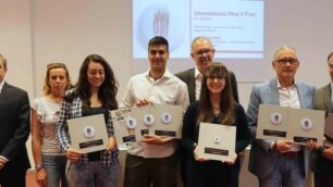 Monza, i vincitori del concorso Pins Contest 2015 di Restart: la premiazione nell’auditorium del Cittadino