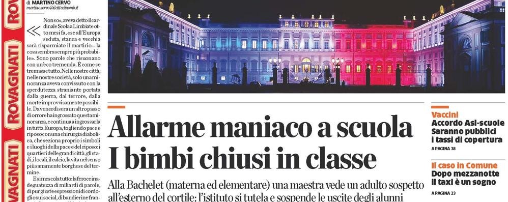 La prima pagina del Cittadino del 19 novembre