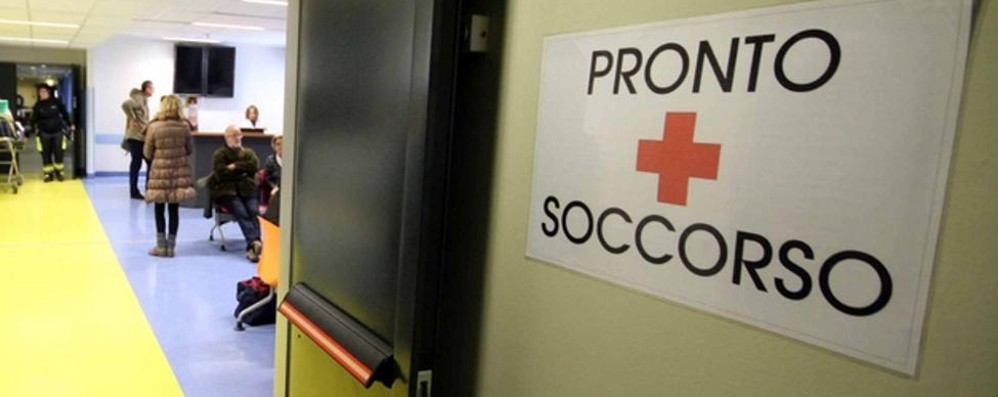 Il pronto soccorso dell’ospedale Manzoni di Lecco