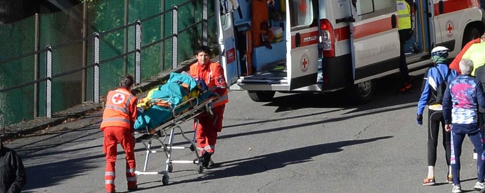 L’incidente è avvenuto a Dubino, sulla strada provinciale Valeriana