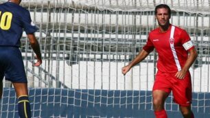 Cattaneo, autore dell’unico gol del Monza